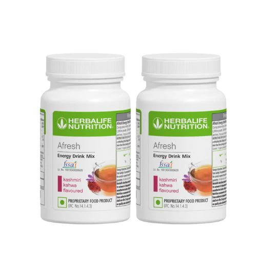 Herbalife Afresh Energy Drink Mix 40g Kashmiri Kahwa Pack Of 2