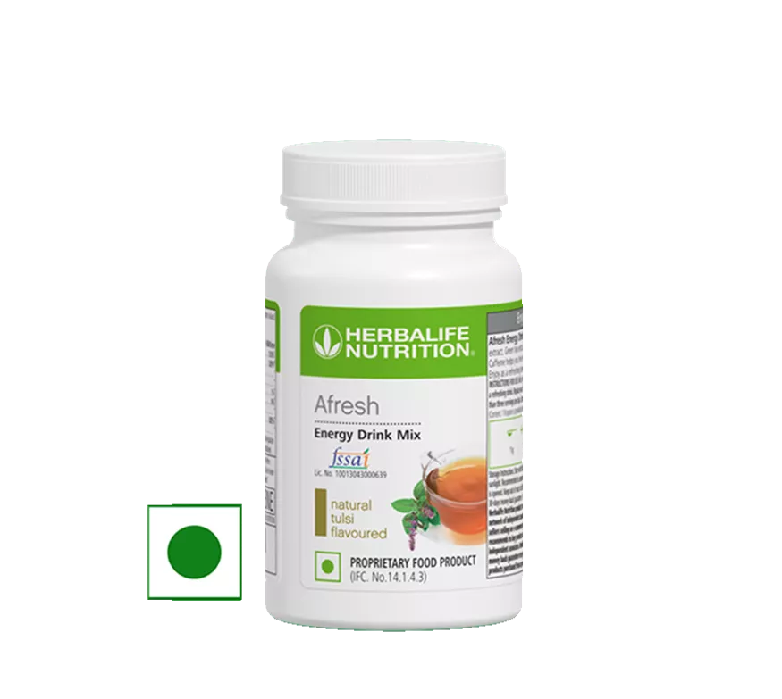 Herbalife Afresh Energy Drink Mix Tulsi 50g