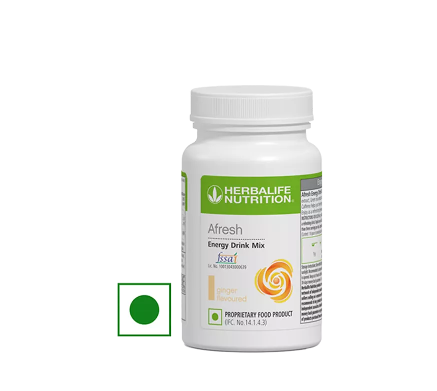 Herbalife Afresh Energy Drink Mix Ginger 50g